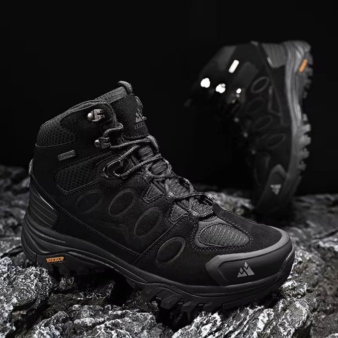 Botas de trekking en ante negro Hikeup - Imagen 3