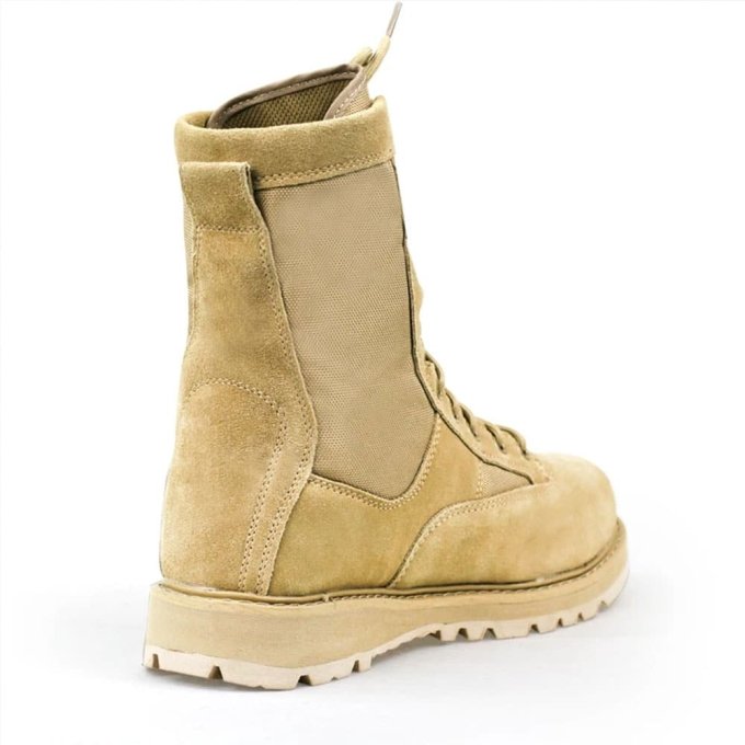 Botas tácticas de ante color arena desierto - Imagen 3