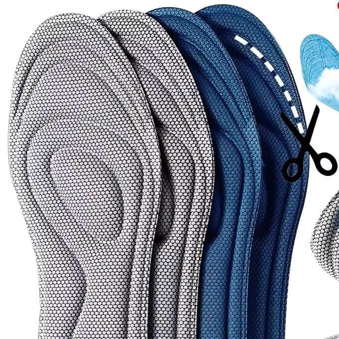 Pack de 2 plantillas acolchadas absorbentes de sudor - Imagen 4