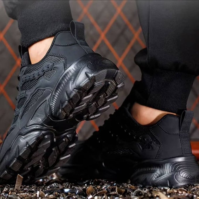 Zapatos de seguridad tácticos negros - Imagen 3