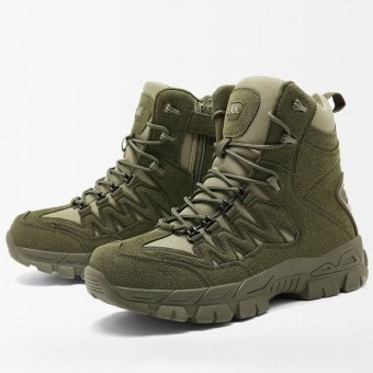 Botas tácticas de trekking verde oliva