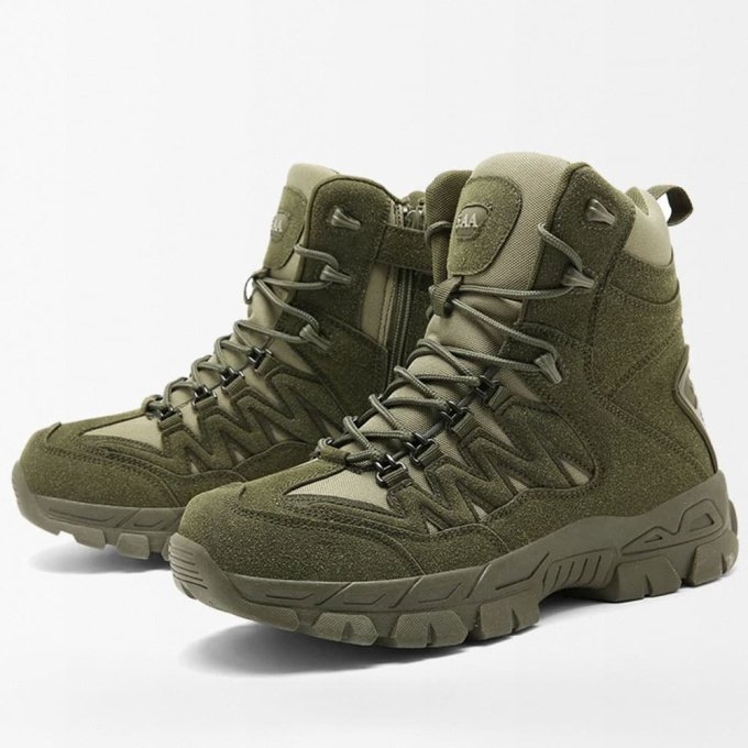 Botas tácticas de trekking verde oliva