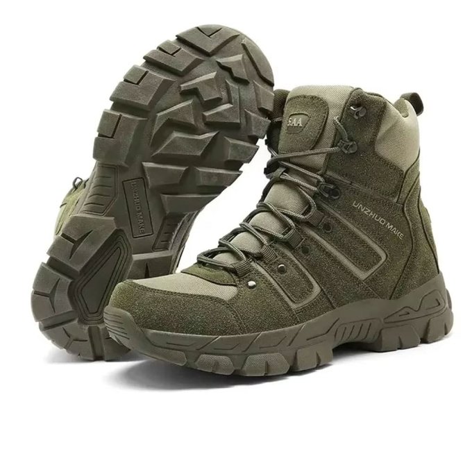 Botas tácticas de trekking verde oliva - Imagen 2