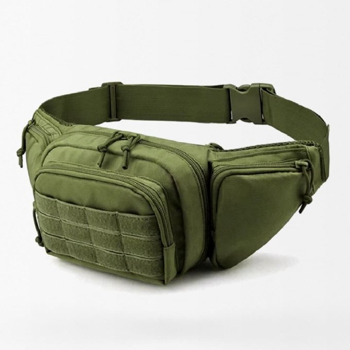Riñonera táctica verde