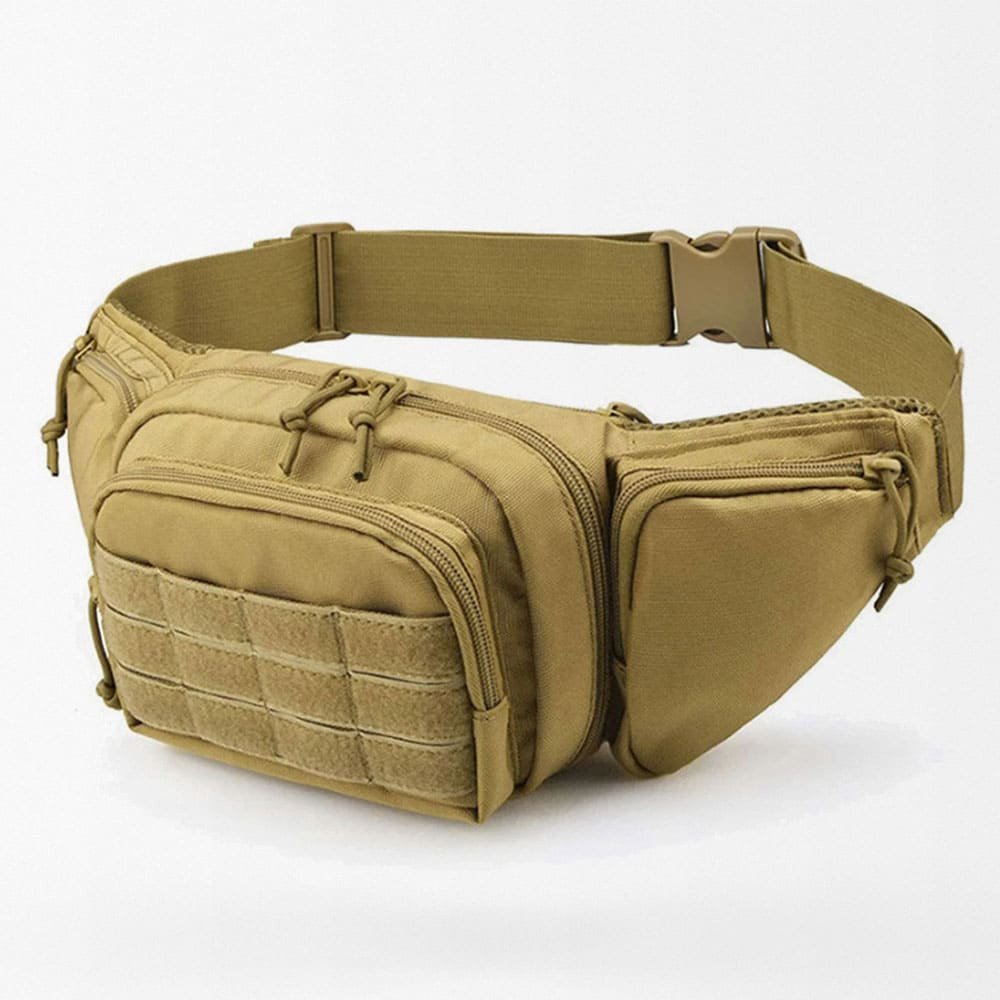 Riñonera táctica marrón coyote