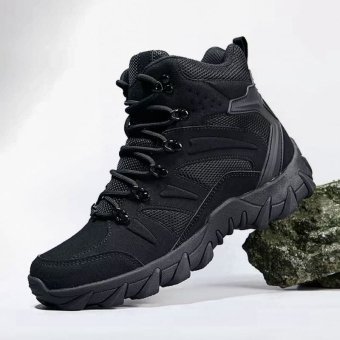 Botas tácticas de senderismo negras Huile