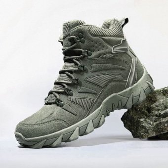 Botas tácticas de senderismo verde oliva Huile
