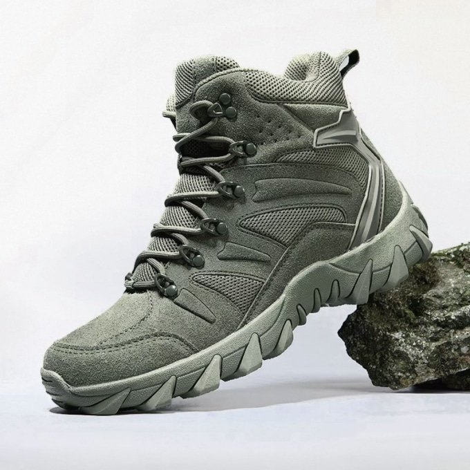 Botas tácticas de senderismo verde oliva Huile