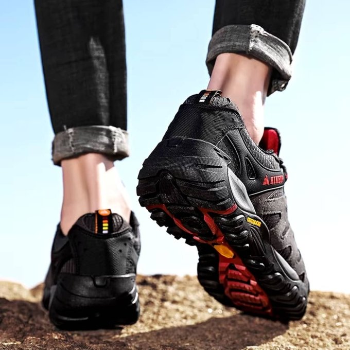 Zapatillas tácticas de senderismo Mountain grises - Imagen 4