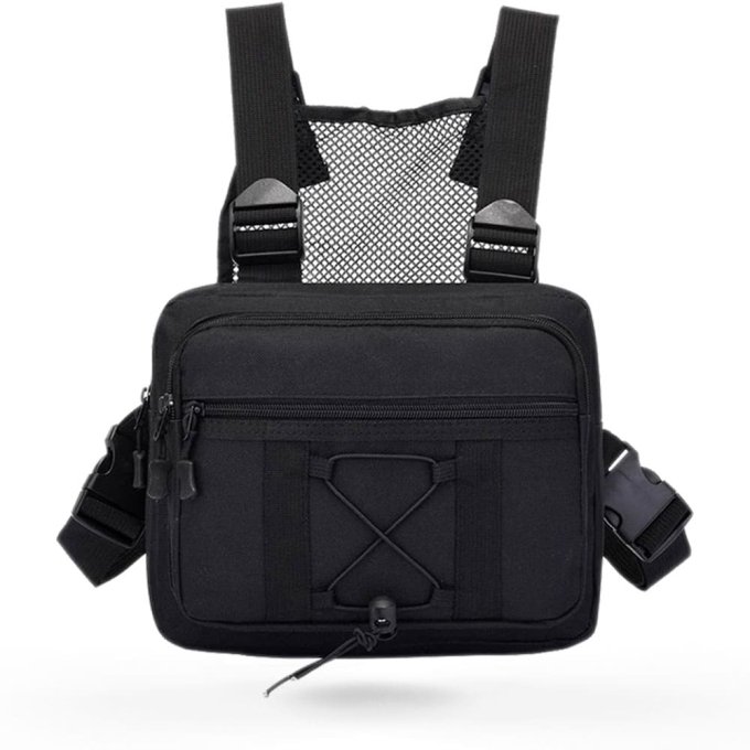 Bolsa táctica ligera de pecho - Imagen 8