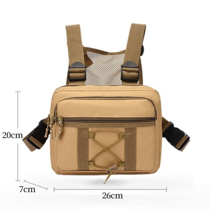 Bolsa táctica ligera de pecho - Imagen 3