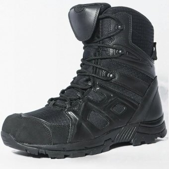 Botas tácticas de senderismo ligeras negras