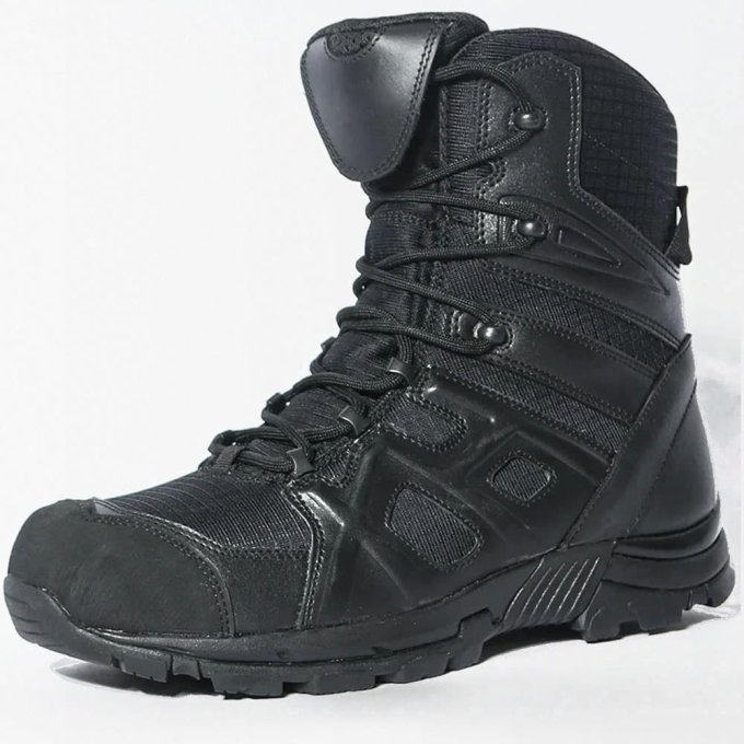 Botas tácticas de senderismo ligeras negras