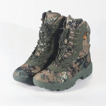 Botas tácticas con cremallera lateral camuflaje MARPAT