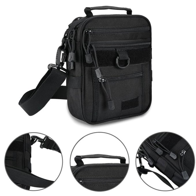 Bandolera táctica con funda para pistola - Imagen 3