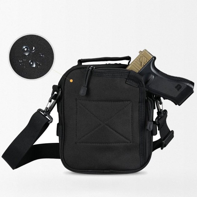 Bandolera táctica con funda para pistola - Imagen 4