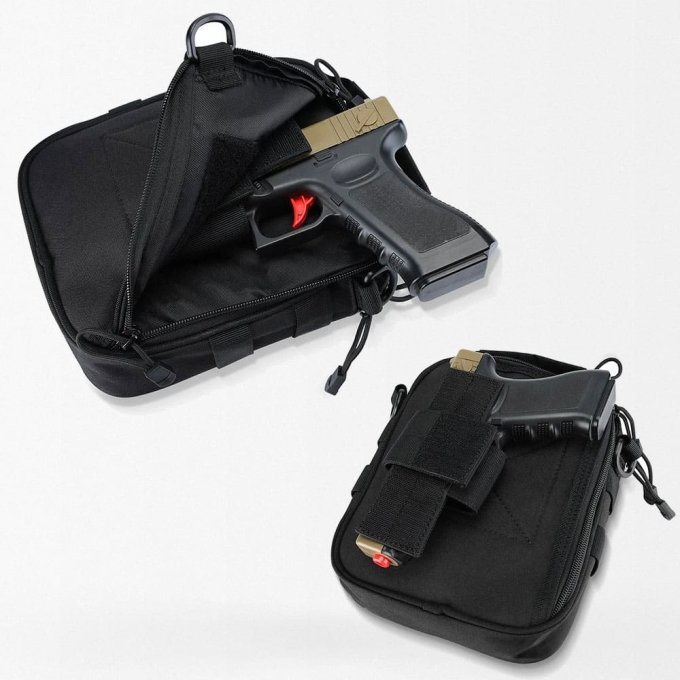 Bandolera táctica con funda para pistola - Imagen 5