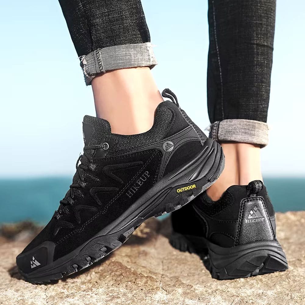 Zapatillas de trail running tácticas Hikeup negras - Imagen 5