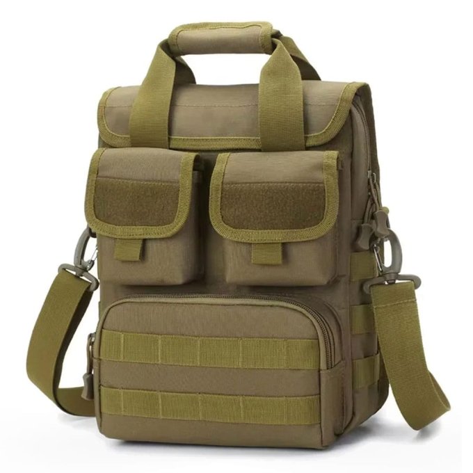 Bolsa bandolera táctica vertical