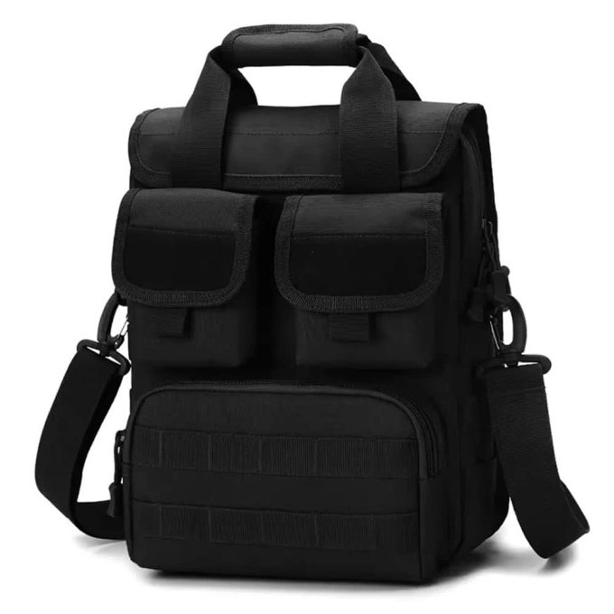 Bolsa bandolera táctica vertical - Imagen 8