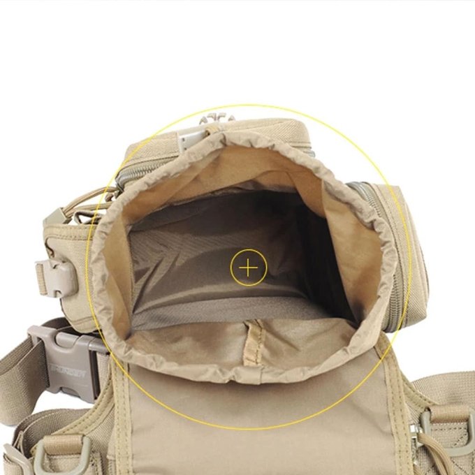 Bolsa táctica de cintura y pierna - Imagen 4
