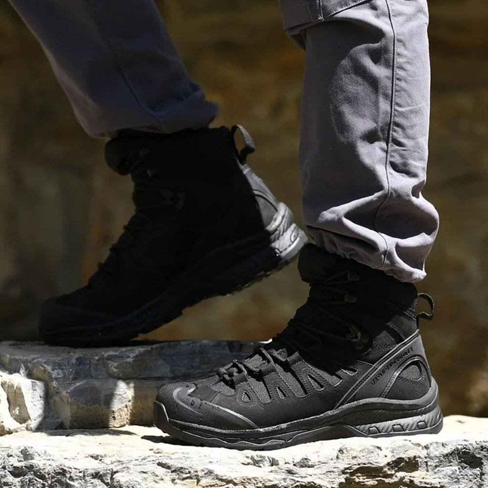 Botas de trekking impermeables negras - Imagen 2