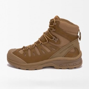 Botas de senderismo impermeables color coyote