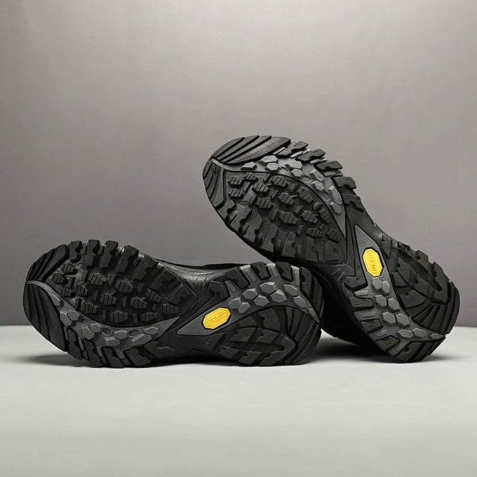 Botas de senderismo impermeables de ante negras - Imagen 6