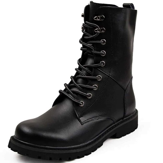 Botas tácticas impermeables de cuero