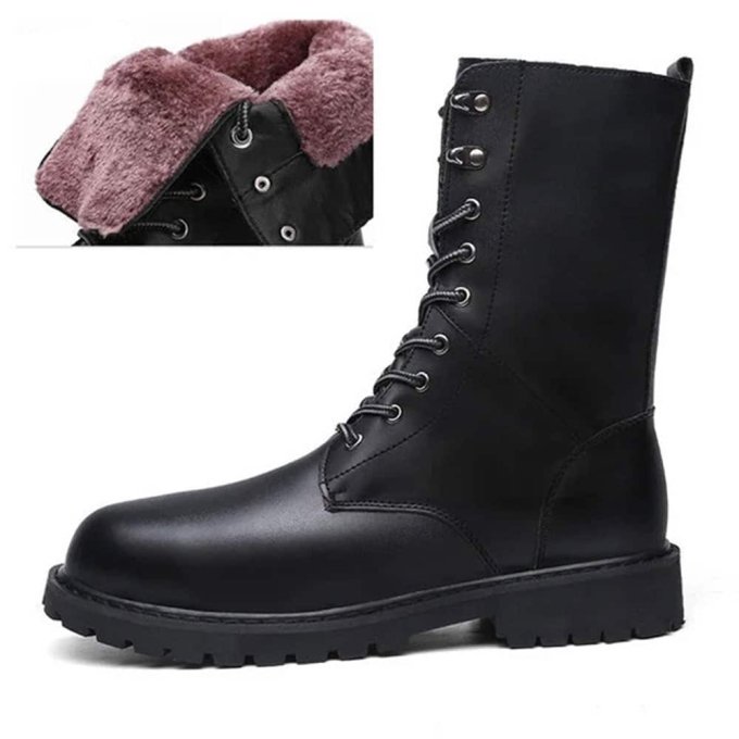 Botas tácticas impermeables de cuero - Imagen 6
