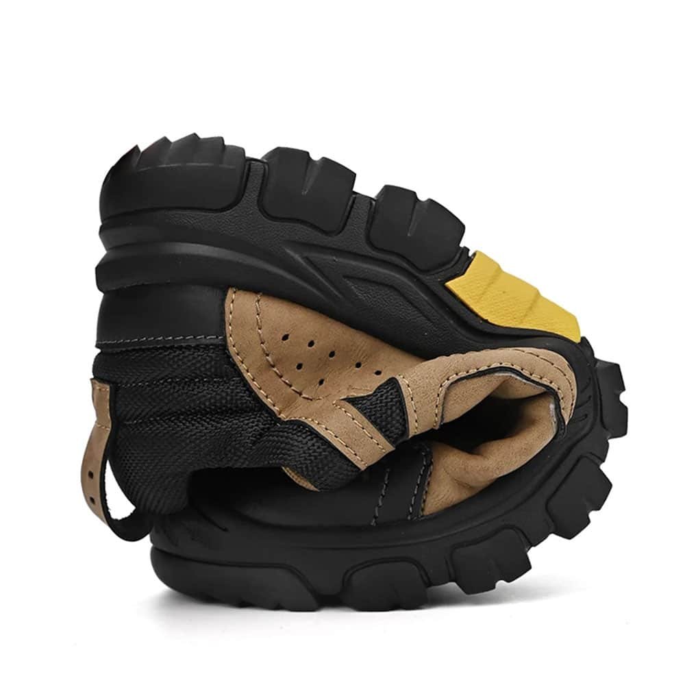 Zapatos tácticos impermeables Hikeup caqui - Imagen 7