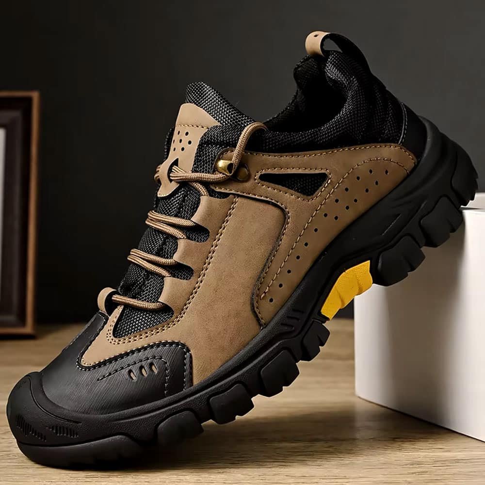 Zapatos tácticos impermeables Hikeup caqui - Imagen 6