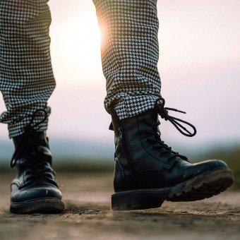Botas de combate negras