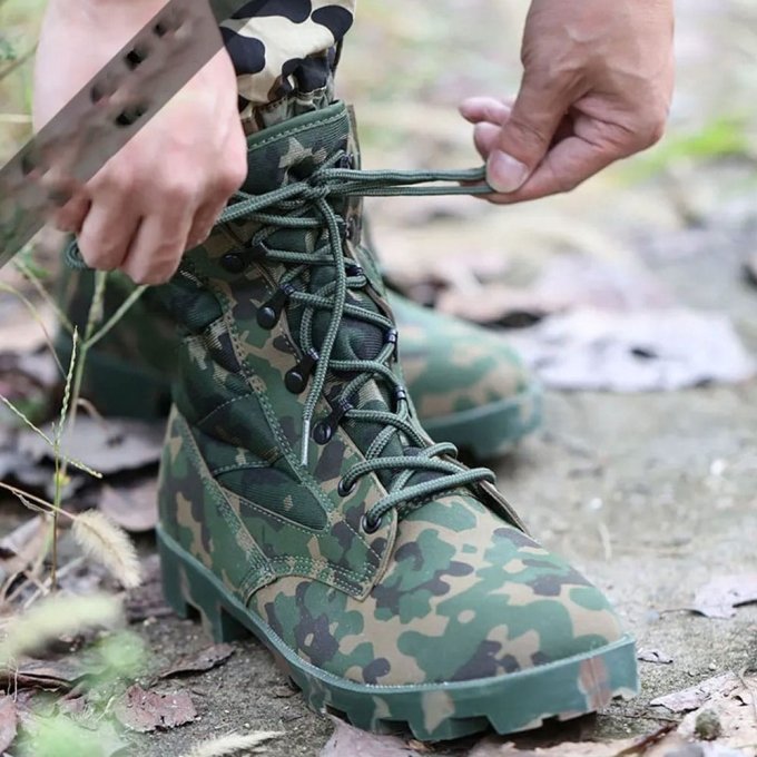 Botas de combate camufladas Fleck D