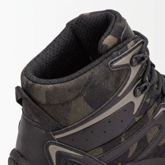 Camouflage mid tactical boots Multicam Black
