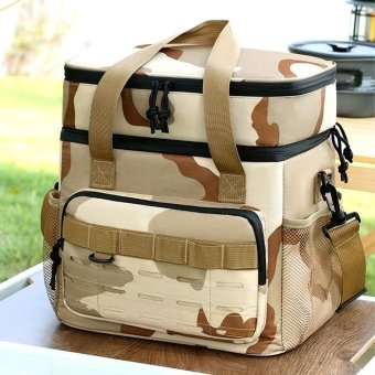 Bolsa térmica táctica camuflaje desierto 3 colores