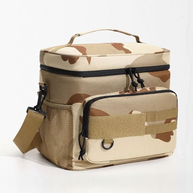 Bolsa térmica táctica camuflaje desierto 3 colores - Imagen 2