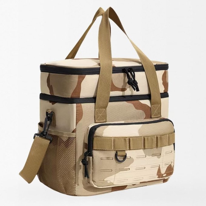 Bolsa térmica táctica camuflaje desierto 3 colores - Imagen 3