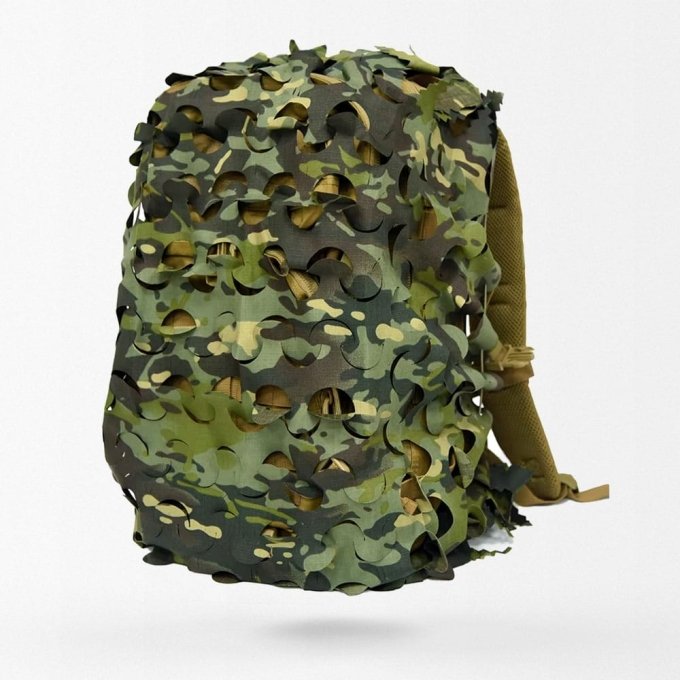 Funda ghillie 3D para mochila Multicam Tropic