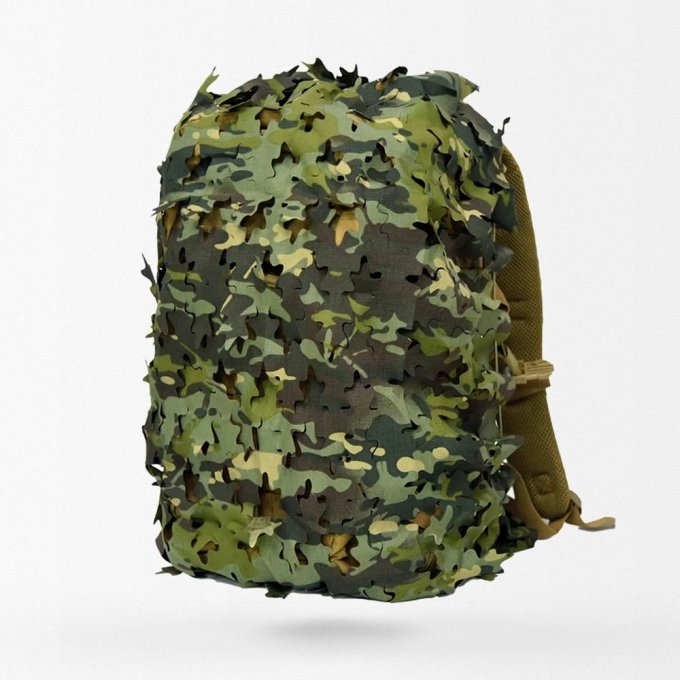 Funda ghillie 3D para mochila Multicam Tropic - Imagen 2