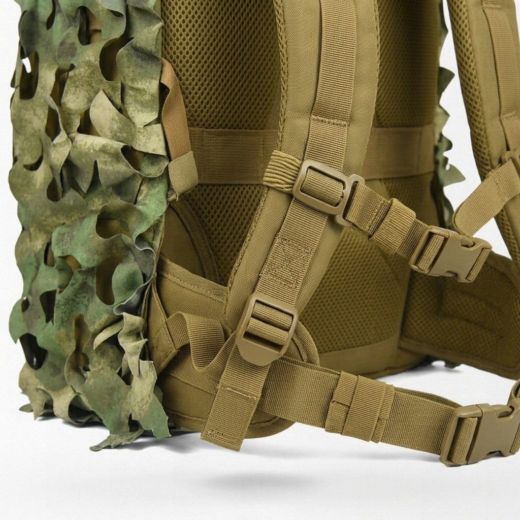 3D Camo Backpack ghillie cover â Atacs FG
