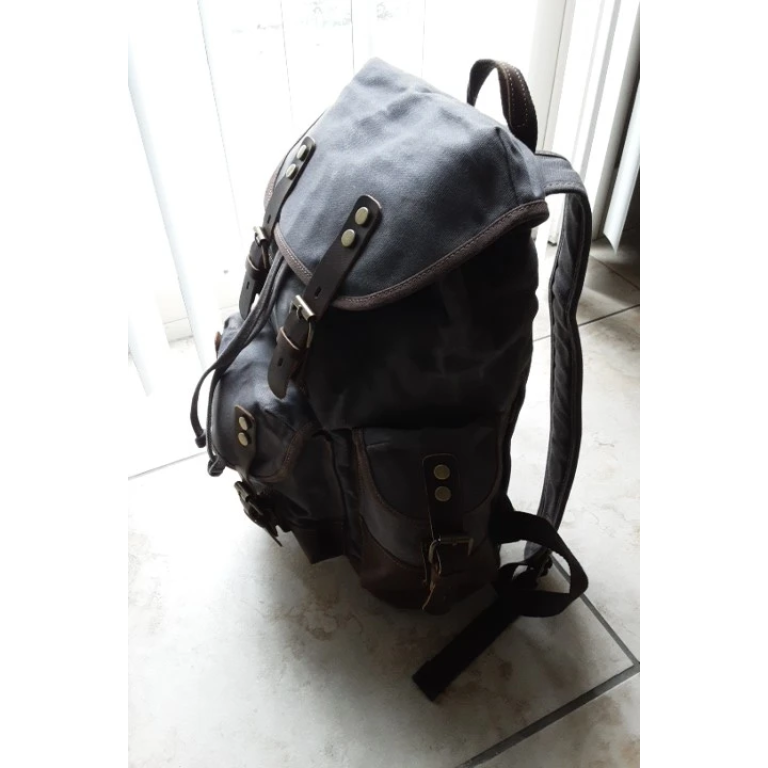 Mochila táctica militar de lona photo review