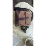 Bolso bandolera militar de piel vintage photo review