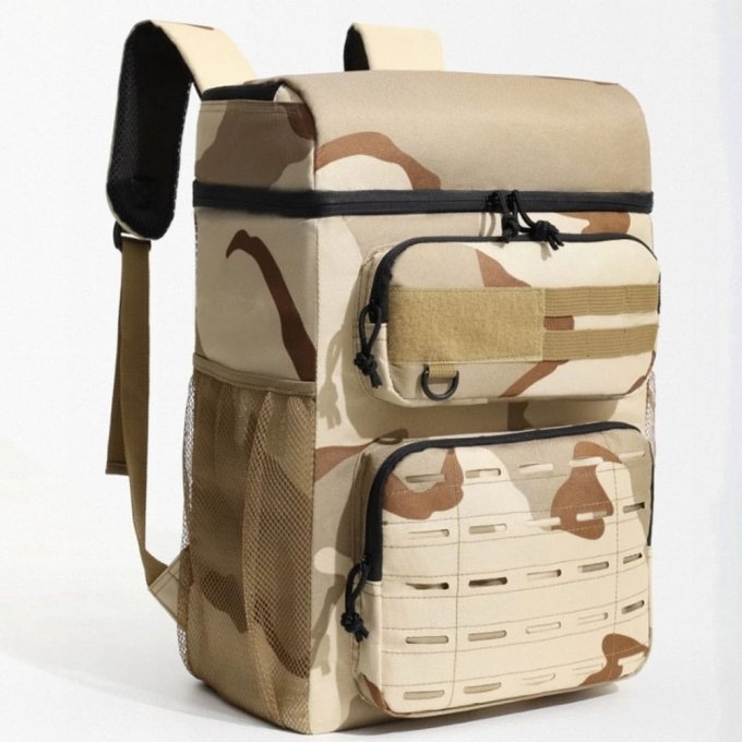 Mochila isotérmica táctica camuflaje para almuerzo - Imagen 7