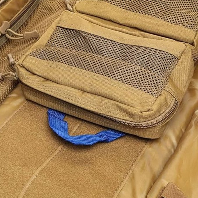 Mochila táctica médica Coyote Brown - Imagen 2
