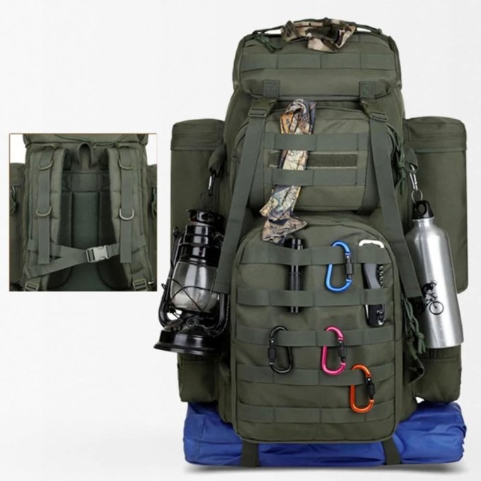 Mochila táctica militar de senderismo - Imagen 4