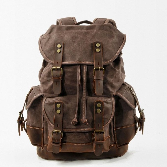 Mochila táctica militar de lona - Imagen 9