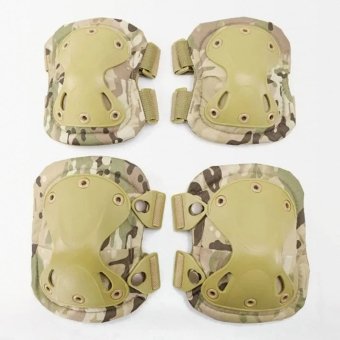 Rodilleras y coderas tácticas Multicam