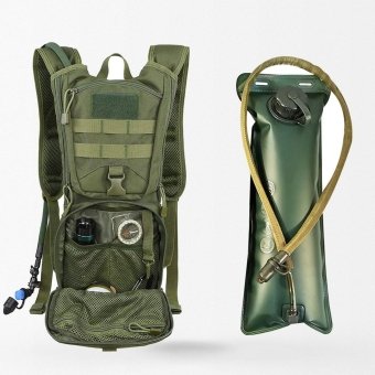 Mochila táctica con sistema de hidratación