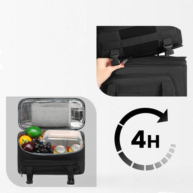 Mochila táctica para almuerzo - Imagen 4